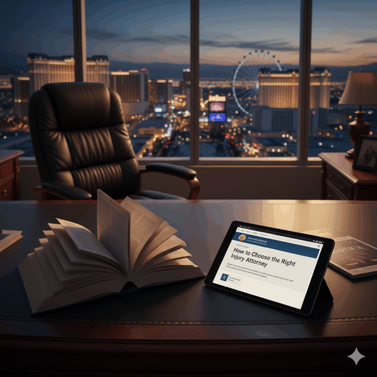 How to choose an injury attorney in Las Vegas, Blackburn Wirth Personal Injury